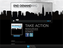 Tablet Screenshot of enddemandnyc.org